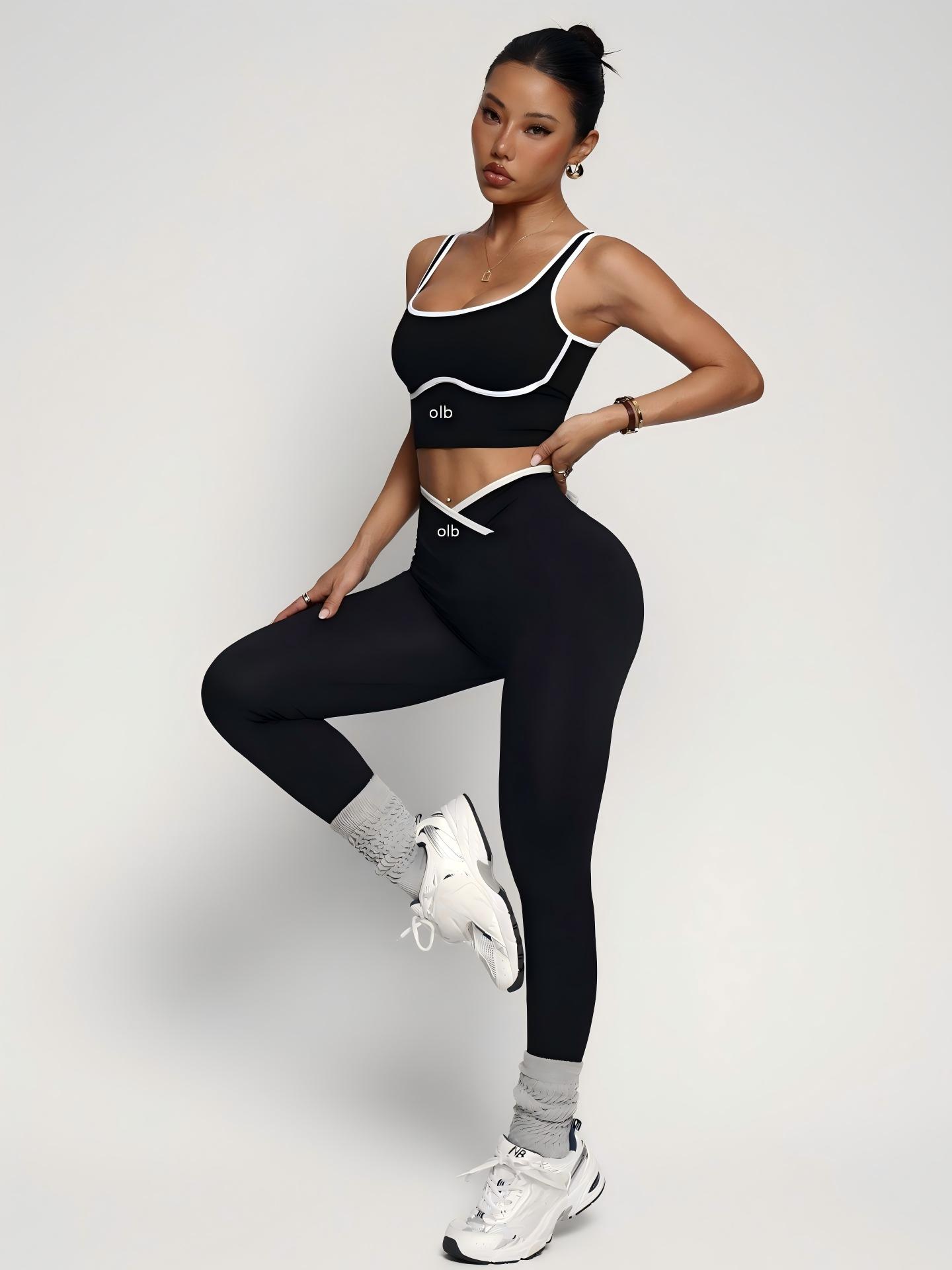 Sports Bra Racerback - Setelan olahraga 2 potong baru, bra