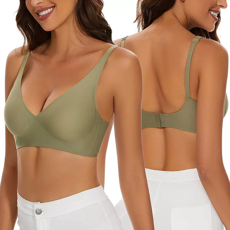 Bra Jelly Seamless Seksi S-4XL - Minimizer Bra Women ulasan dan harga