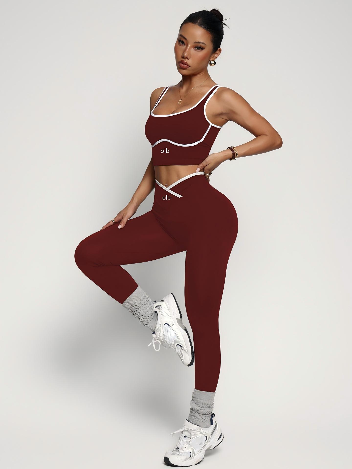 Setelan olahraga 2 potong baru - Sports Bra Racerback ulasan dan harga