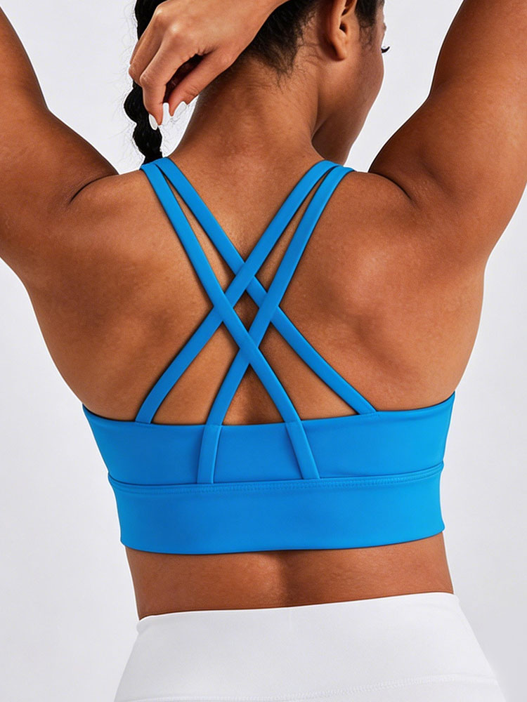 Sport Bra Wanita Warna Solid,  - Sports Bra Racerback ulasan dan harga