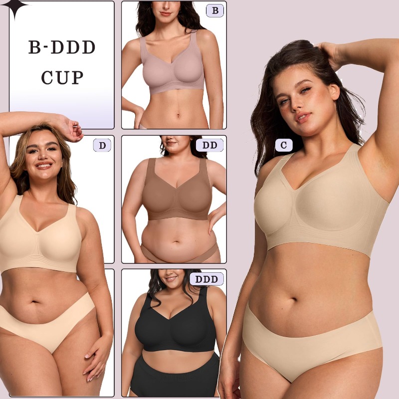 Bra Jelly Tanpa Kawat Ukuran B - Minimizer Bra Women ulasan dan harga