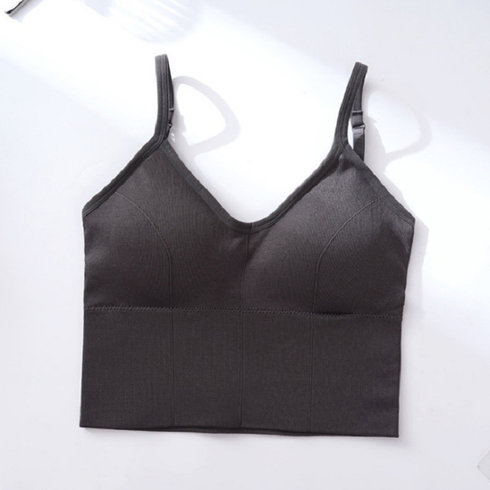 1 Buah Bra Yoga Tanpa Kawat Ni - Sports Bra Racerback ulasan dan harga