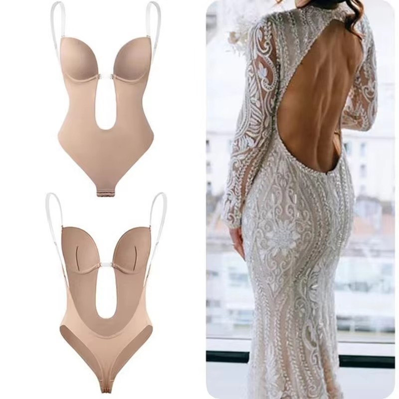 Bra Pembentuk Tubuh Tanpa Tali - Plunge Bra Push Up ulasan dan harga